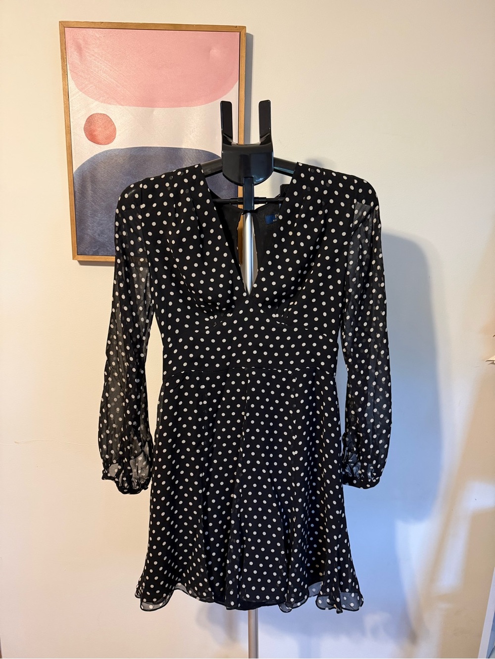 Polo Ralph Lauren Black Polka Dot Dress